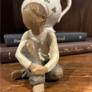 Handcrafted Figurine in Earth Tones